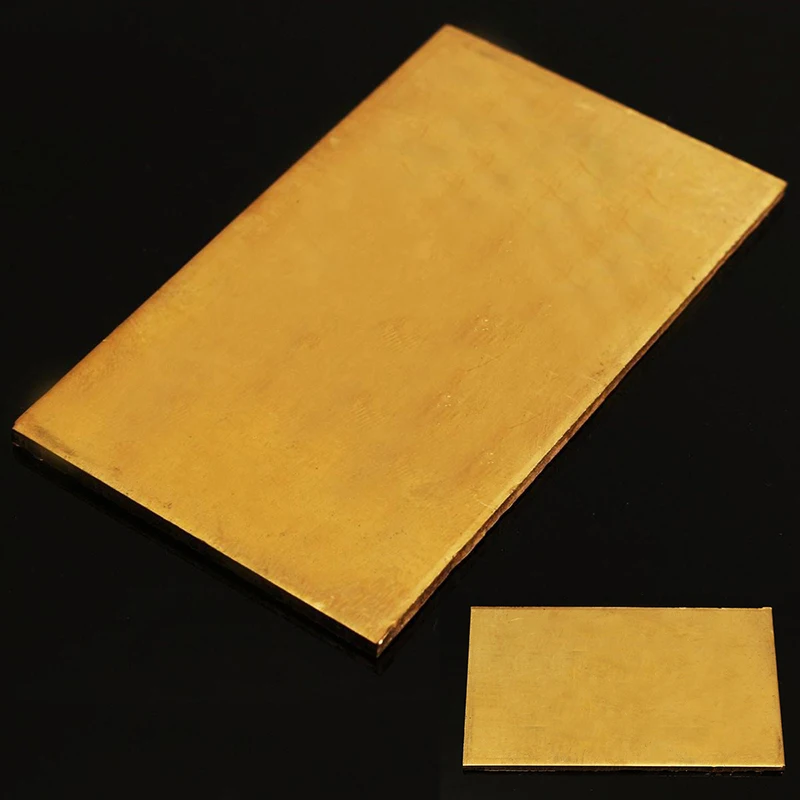 1pc Brass Metal Thin Sheet Plate Welding Metalworking Craft DIY Tool for Manufacture of Deep Drawing Bending Force Components
