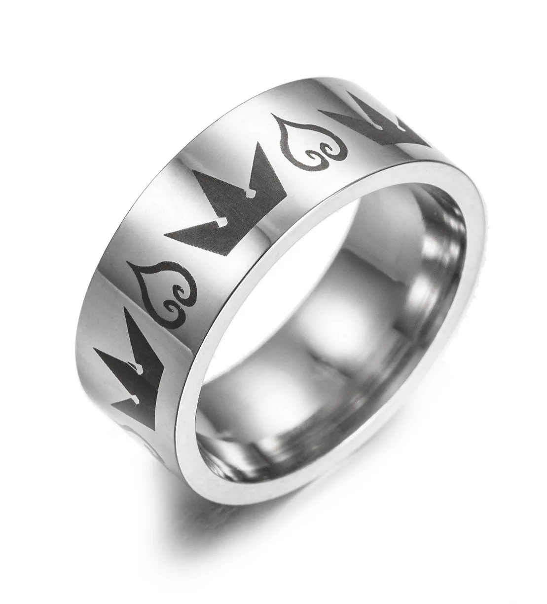 1PC Anime Kingdom Hearts Stainless Steel Ring titanium steel jewelry Birthday Gifts Size US 6-12
1PC Anime Kingdom Hearts Stainless Steel Ring titanium steel jewelry Birthday Gifts Size US 6-12
