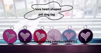 free shipping love heart shaped rhinestone pet dog id charms pendant,pet collar id tags,mixed colors metal dog tag
free shipping love heart shaped rhinestone pet dog id charms pendant,pet collar id tags,mixed colors metal dog tag