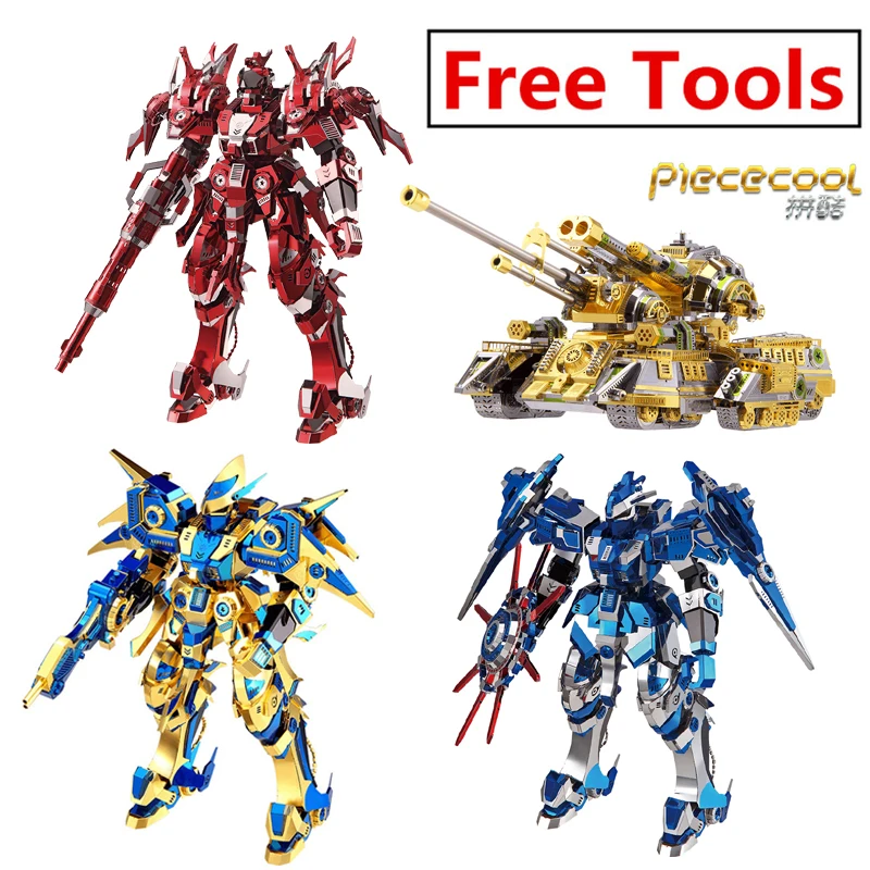 Piececool 3D metal puzzle Knight Soldier Robot Tank model Assembly metal Model kits DIY 3D Laser Cutting Model puzzle toys gift
Piececool 3D metal puzzle Knight Soldier Robot Tank model Assembly metal Model kits DIY 3D Laser Cutting Model puzzle toys gift