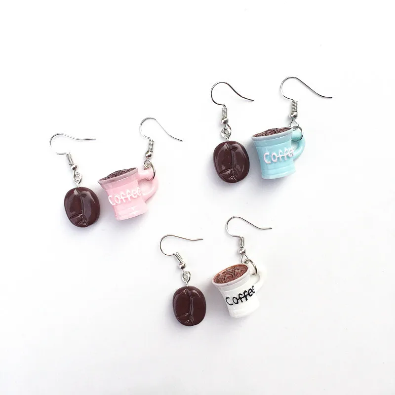 Funny Cartoon Coffee Dangle Earrings Original Handmade Coffee Beans Earrings, Creative Imitation Food Personality Earring Gifts
Funny Cartoon Coffee Dangle Earrings Original Handmade Coffee Beans Earrings, Creative Imitation Food Personality Earring Gifts