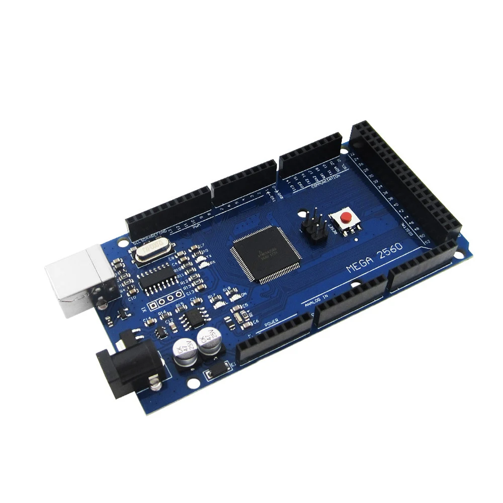 Плата Mega 2560 R3 Mega2560 REV3 ATmega2560-16AU, без совместимого USB-кабеля, 1 шт.
Плата Mega 2560 R3 Mega2560 REV3 ATmega2560-16AU, без совместимого USB-кабеля, 1 шт.