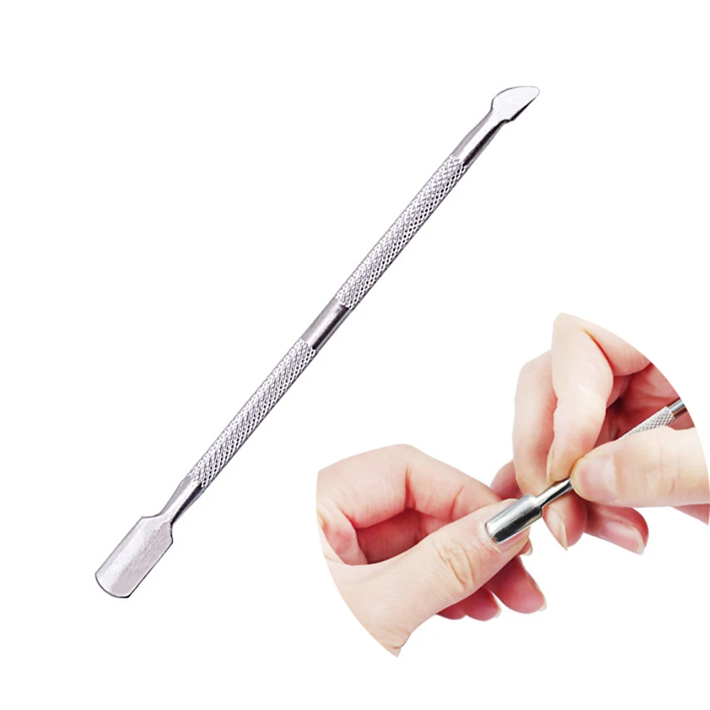 1PCS Nail Art tools Stainless Steel Cuticle Pusher Remover Essential Cuticle 2 Way Spoon Pusher Pedicure Manicure Care Cleaner
1PCS Nail Art tools Stainless Steel Cuticle Pusher Remover Essential Cuticle 2 Way Spoon Pusher Pedicure Manicure Care Cleaner