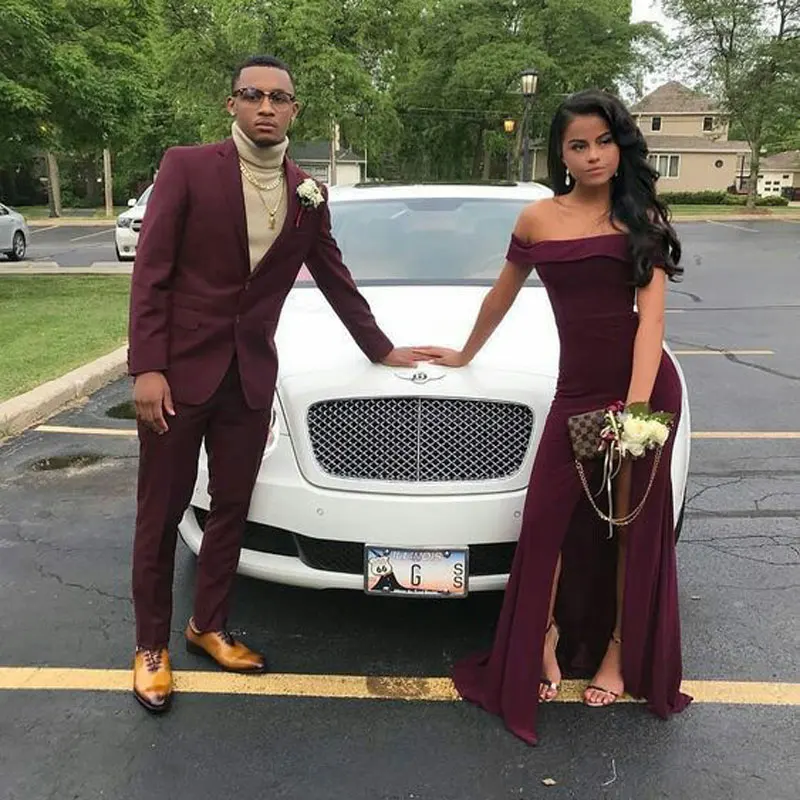 Latest Slim Fit Men Suits for Wedding Suits Man Burgundy Blazers Groom Tuxedos Prom Party 2Piece Costume Homme trajes de hombre
Latest Slim Fit Men Suits for Wedding Suits Man Burgundy Blazers Groom Tuxedos Prom Party 2Piece Costume Homme trajes de hombre