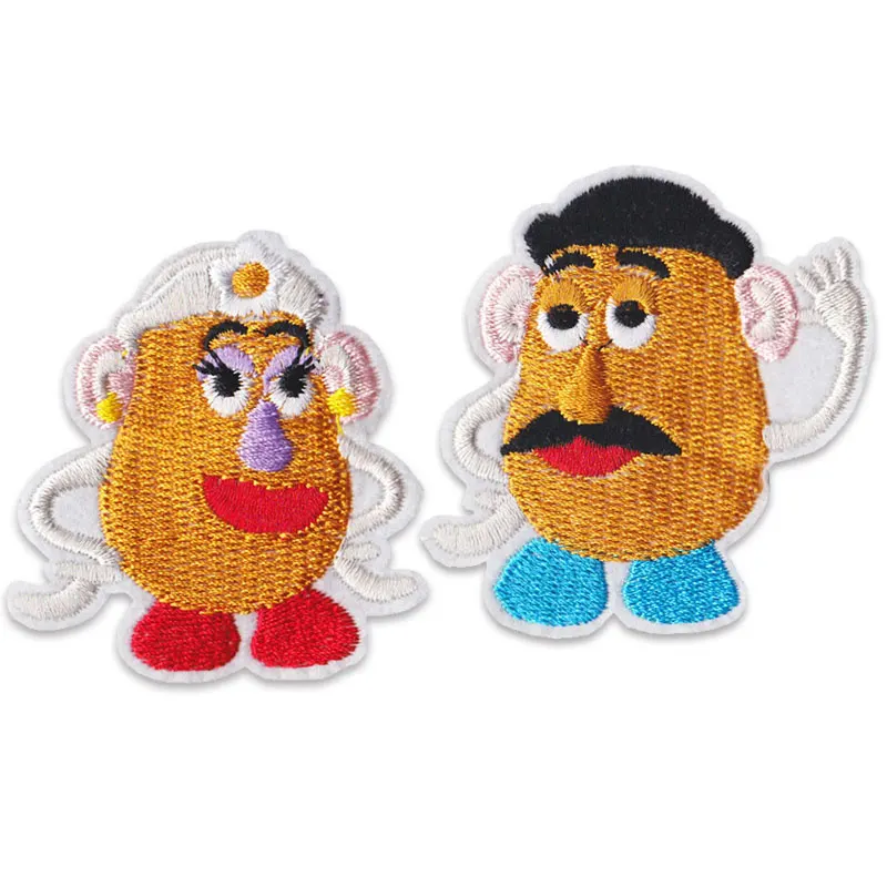 Cartoon Big Head Man Woman patch Embroidered Iron Patches For Clothing DIY Kids Clothes Badges Stickers Appliques wholesale
Cartoon Big Head Man Woman patch Embroidered Iron Patches For Clothing DIY Kids Clothes Badges Stickers Appliques wholesale