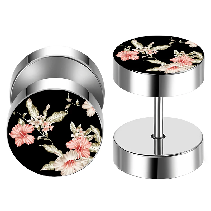 2 pcs/Lot Pink Flower Blossom Stainless Steel Fake Cheater Ear Tunnel Plugs Piercing Barbell Unisex Stud Earring FEP_pink001
2 pcs/Lot Pink Flower Blossom Stainless Steel Fake Cheater Ear Tunnel Plugs Piercing Barbell Unisex Stud Earring FEP_pink001