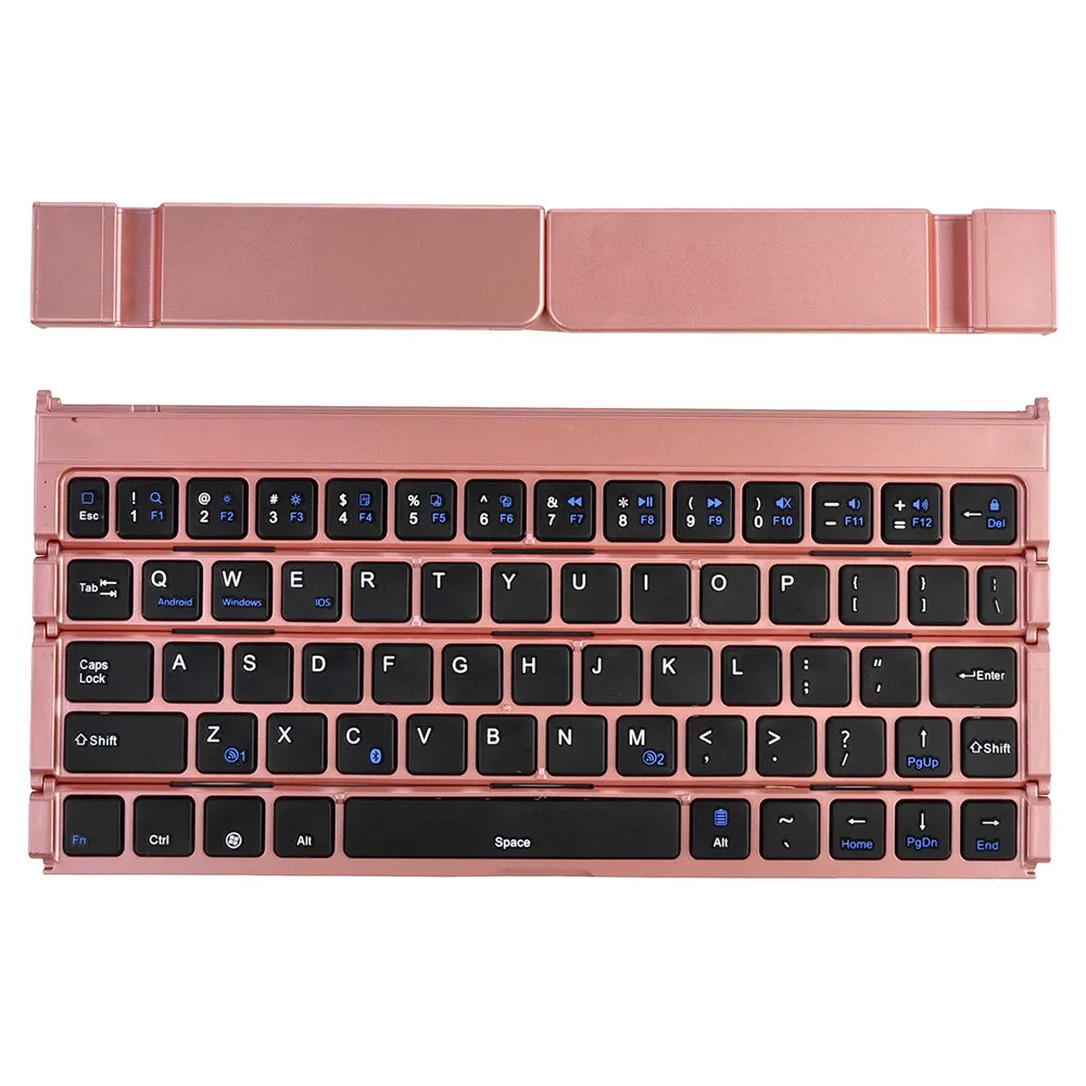 VOBERRY Portable Foldable Wireless Mini Bluetooth Keyboard Connected To Mobile Phone For The iPhone PC Tablet Plus Bracket
VOBERRY Portable Foldable Wireless Mini Bluetooth Keyboard Connected To Mobile Phone For The iPhone PC Tablet Plus Bracket