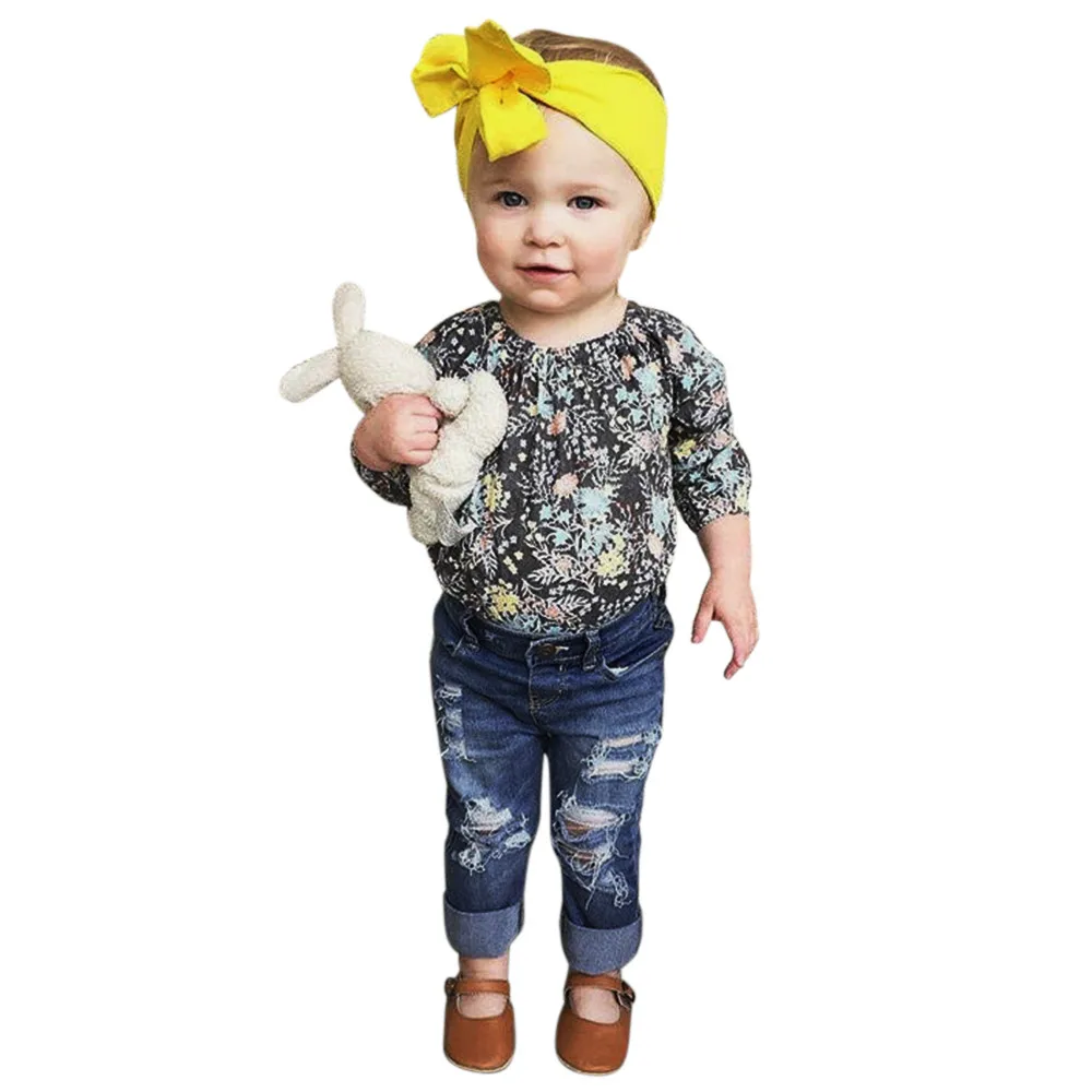 MUQGEW Girls Set Clothing Fashion Toddler 2Pcs Toddler Kids Baby Girls Floral Tops+Denim Pants Outfits Clothes Set одежда
MUQGEW Girls Set Clothing Fashion Toddler 2Pcs Toddler Kids Baby Girls Floral Tops+Denim Pants Outfits Clothes Set одежда