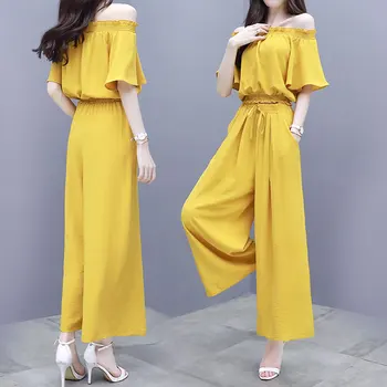 Flare Sleeve Two Piece Set Top And Pants Pantalon Taille Haute Femme Tracksuit Ensemble Femme Deux Pieces Conjunto Feminino
Flare Sleeve Two Piece Set Top And Pants Pantalon Taille Haute Femme Tracksuit Ensemble Femme Deux Pieces Conjunto Feminino