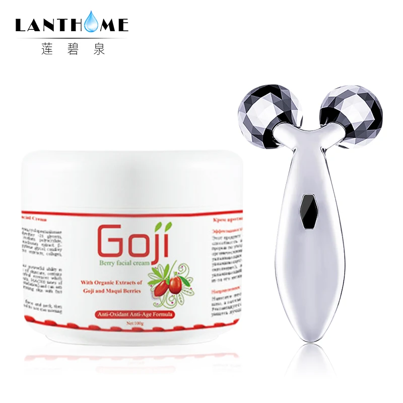 Goji Cream Hyaluronic Acid Anti Wrinkle Inhibit the Activity of Tyrosinase&360 Rotate 3D Massage Roller Slimming Tightening Tool
Goji Cream Hyaluronic Acid Anti Wrinkle Inhibit the Activity of Tyrosinase&360 Rotate 3D Massage Roller Slimming Tightening Tool
