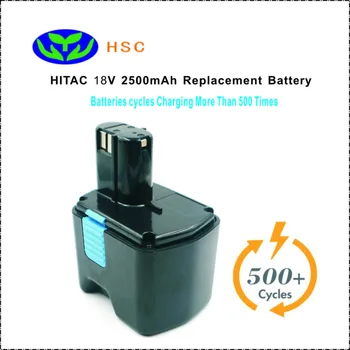 2.5AH Rechargeable battery HIT18A NiMh battery 18V Replacement HITAC EB1812S EB1814SL EB1820 EB1820L EB1824L Original Battery
2.5AH Rechargeable battery HIT18A NiMh battery 18V Replacement HITAC EB1812S EB1814SL EB1820 EB1820L EB1824L Original Battery