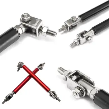 Universal 2x Adjustable 5.9" - 8.93" Front Bumper Lip Splitter Rod Strut Tie Bar Support Red 
Universal 2x Adjustable 5.9" - 8.93" Front Bumper Lip Splitter Rod Strut Tie Bar Support Red