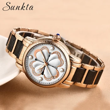 SUNKTA Brand Fashion Watch Women Luxury Ceramic Alloy Bracelet Wristwatch Women Watches Stainless Steel Bands Relogio Feminino 
SUNKTA Brand Fashion Watch Women Luxury Ceramic Alloy Bracelet Wristwatch Women Watches Stainless Steel Bands Relogio Feminino