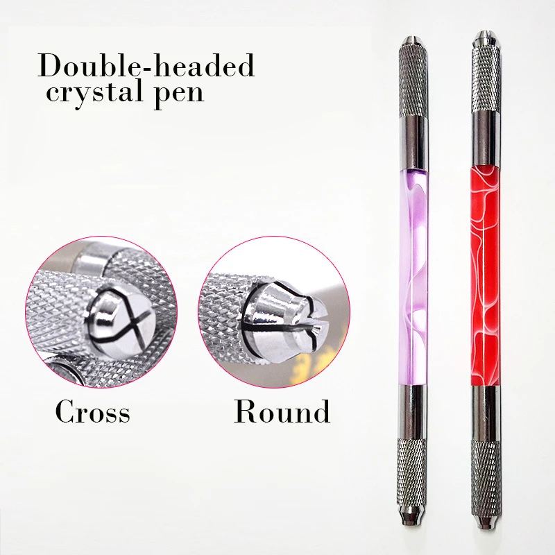 New Double head Tattooing pen Microbalding pen Tattoo Machine Terbori Permanent Makeup Eyebrow Manual pen for Blade needles
New Double head Tattooing pen Microbalding pen Tattoo Machine Terbori Permanent Makeup Eyebrow Manual pen for Blade needles