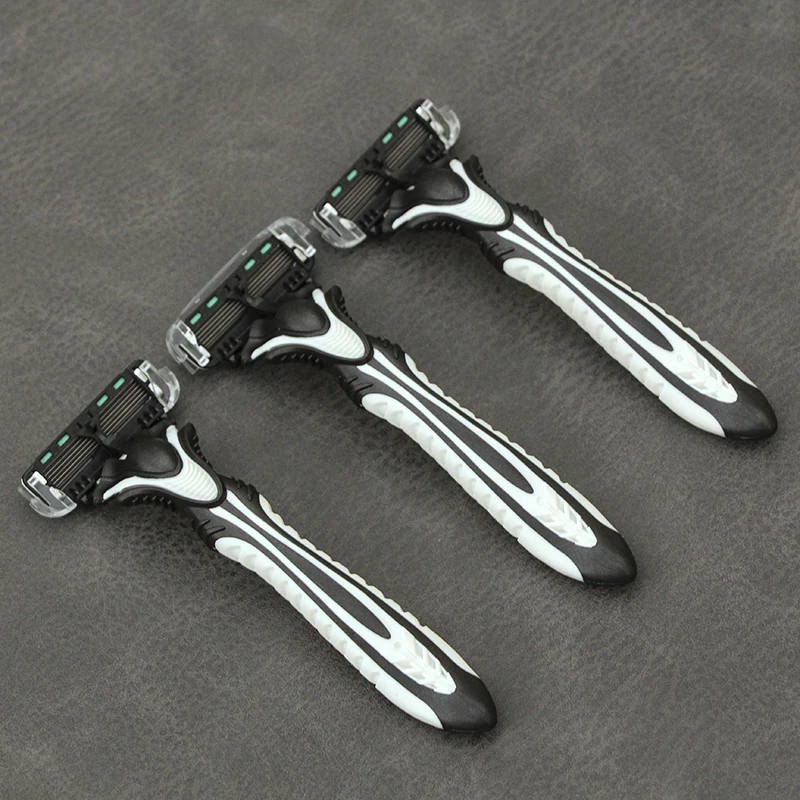 Professional Shaver Razor Men 3 Pcs/lot 6-Blades Razor for Men Shaving Personal Stainless Steel Safety Razor Blades DORCO
Professional Shaver Razor Men 3 Pcs/lot 6-Blades Razor for Men Shaving Personal Stainless Steel Safety Razor Blades DORCO