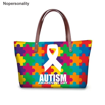Nopersonality Personality 3D Autism Awareness Print Casual Handbag Women Bag Designer High Quality Large Shopping Bolsa Feminina
Nopersonality Personality 3D Autism Awareness Print Casual Handbag Women Bag Designer High Quality Large Shopping Bolsa Feminina