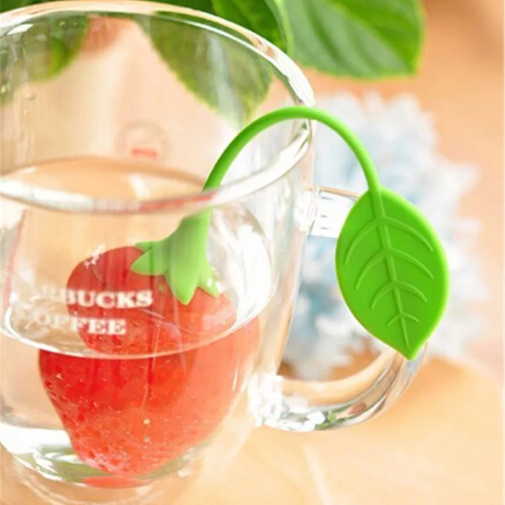 Strawberry Shape Silicone Tea Infuser Mesh Tea Pot Infuser Filter Loose Tea Leave Bag Holder Strainer Kitchen Bar Tool Drinkware
Strawberry Shape Silicone Tea Infuser Mesh Tea Pot Infuser Filter Loose Tea Leave Bag Holder Strainer Kitchen Bar Tool Drinkware