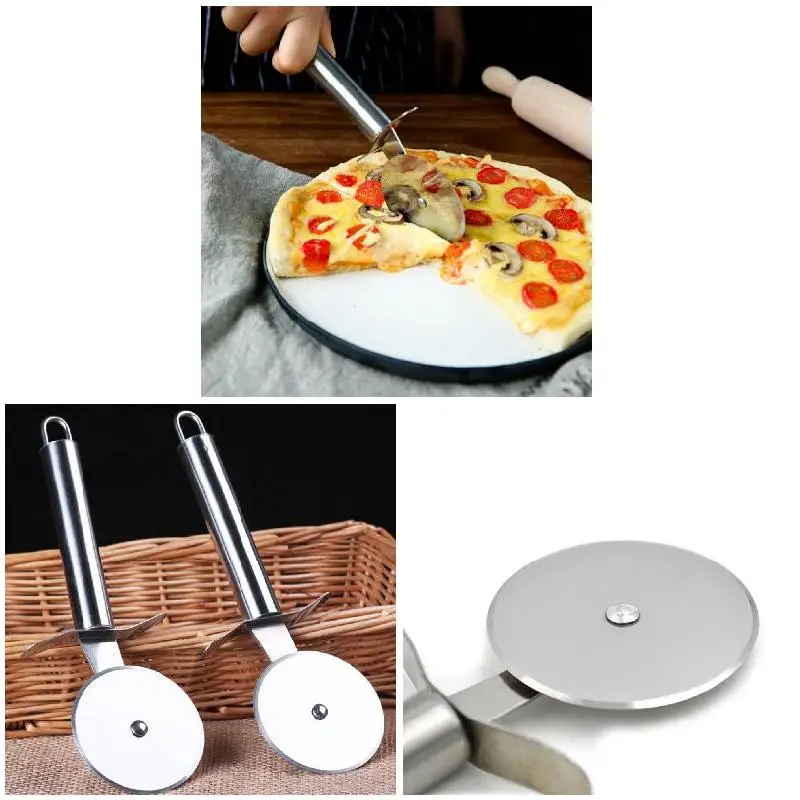 Home Stainless Steel Pizza Cutter Diameter 6 CM knife For Cut Pizza Tools Kitchen Accessorie Pizza Tools Pizza Wheels
Home Stainless Steel Pizza Cutter Diameter 6 CM knife For Cut Pizza Tools Kitchen Accessorie Pizza Tools Pizza Wheels
