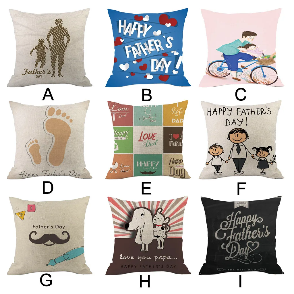 Father's Day Cushion Cover Linen Pillowcases Comfortable Sofa Home Decor Pillow Cover Housse de Coussin Pillow Case Kussenhoes
Father's Day Cushion Cover Linen Pillowcases Comfortable Sofa Home Decor Pillow Cover Housse de Coussin Pillow Case Kussenhoes