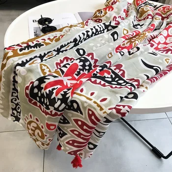 KYQIAO women ethnic scarf шарфы женские шарф женский female autumn spring designer long print hijab scarf
KYQIAO women ethnic scarf шарфы женские шарф женский female autumn spring designer long print hijab scarf