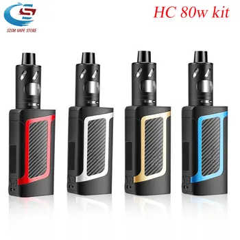 electronic cigarette HC 80w vape kit built-in 2000mah battery Tank 3.0ml atomizer hookah vaporizer vapes kit vs JSLD 80w box kit
electronic cigarette HC 80w vape kit built-in 2000mah battery Tank 3.0ml atomizer hookah vaporizer vapes kit vs JSLD 80w box kit