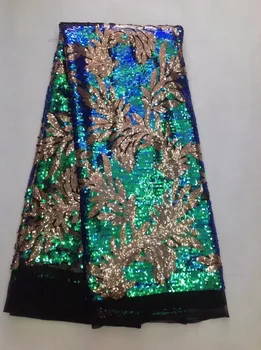 Cheap green and gold sequined African French mesh lace fabric for Indian evening dress fabric new Nigeria sequins voile M08
Cheap green and gold sequined African French mesh lace fabric for Indian evening dress fabric new Nigeria sequins voile M08