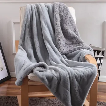 Fashion Sherpa Blanket Warm Thick Throw Coverlet Reversible Cashmere Like Fuzzy Microfiber Quilt Bed Couch Cover
Fashion Sherpa Blanket Warm Thick Throw Coverlet Reversible Cashmere Like Fuzzy Microfiber Quilt Bed Couch Cover
