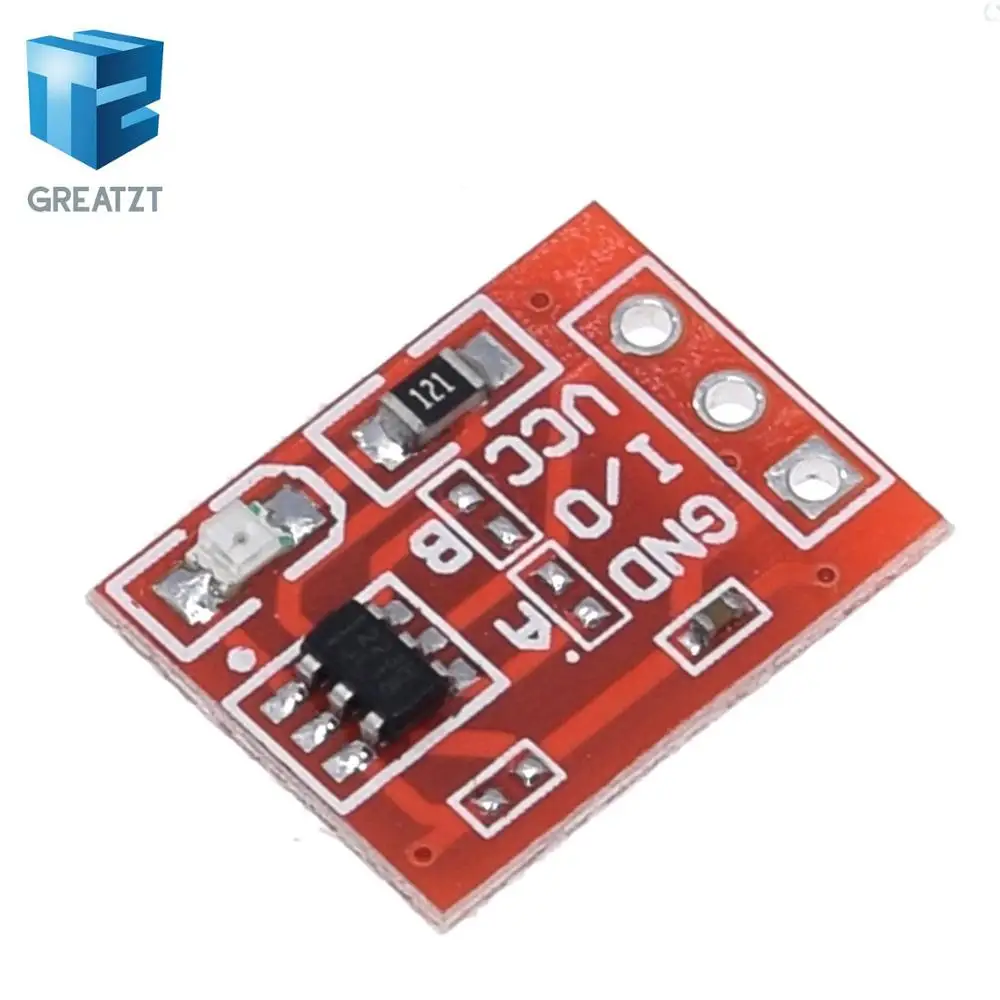 GREATZT NEW TTP223 Touch button Module Capacitor type Single Channel Self Locking Touch switch sensor For Arduino
GREATZT NEW TTP223 Touch button Module Capacitor type Single Channel Self Locking Touch switch sensor For Arduino
