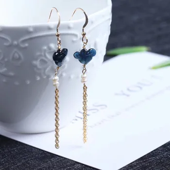 Genuine Natural Blue Tourmaline Drop Earrings For Fashion Women Lady Gift 11x8x3mm Beads Size Sterling Earring AAAAA Certificate
Genuine Natural Blue Tourmaline Drop Earrings For Fashion Women Lady Gift 11x8x3mm Beads Size Sterling Earring AAAAA Certificate