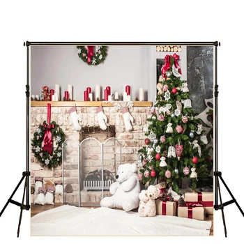 7x5 Christmas Photography Background Christmas Tree Home Decoration Fireplace Candles Gifts Merry Christmas Studio Background
7x5 Christmas Photography Background Christmas Tree Home Decoration Fireplace Candles Gifts Merry Christmas Studio Background