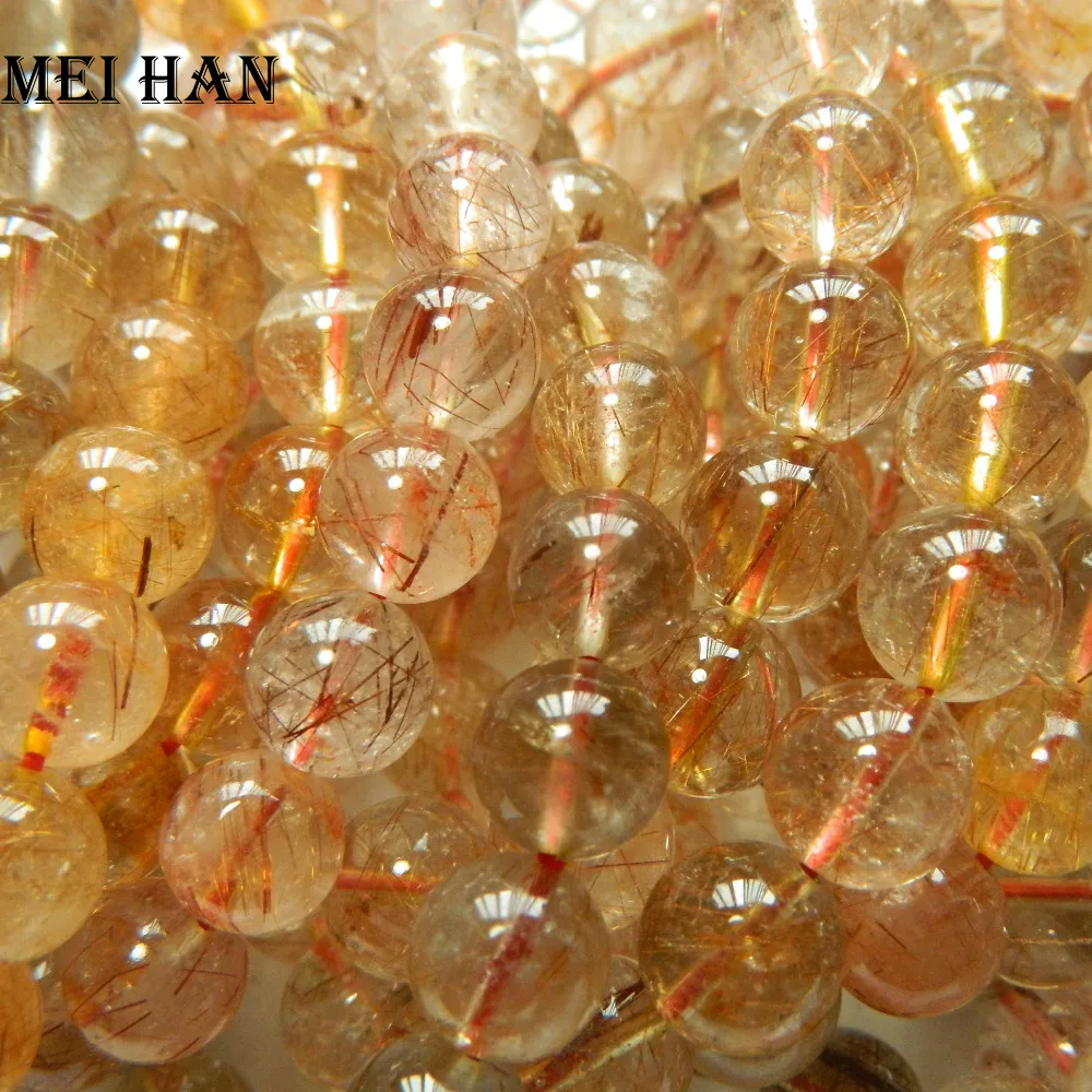 Wholesale (approx 38 beads/lot/52g) 9.8-10.5mm amazing natural Brazil copper rutilated quartz bracelet european beads stone
Wholesale (approx 38 beads/lot/52g) 9.8-10.5mm amazing natural Brazil copper rutilated quartz bracelet european beads stone