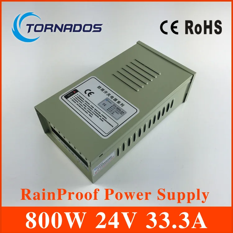 FY-800-24 monitor power LED Rainproof switching power supply transformer 110V or 220v power 800W 24V 33.3A
FY-800-24 monitor power LED Rainproof switching power supply transformer 110V or 220v power 800W 24V 33.3A