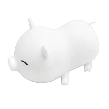 SHGO-Cute Piggy Shaped Colorful Silicone Bedroom Sleeping Getting Up Moving Night Light
SHGO-Cute Piggy Shaped Colorful Silicone Bedroom Sleeping Getting Up Moving Night Light