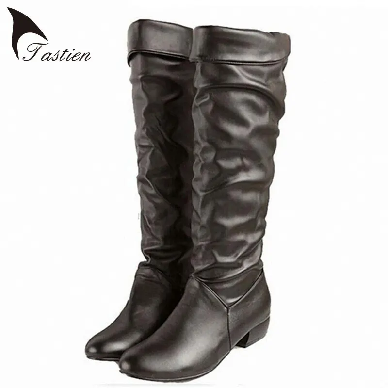 Large Size 2017 New Arrive Winter Knee high Women Boots Black White Brown Flat Heels Half Boots Autumn Winter Shoes Woman Shoes Large Size 2017 New Arrive Winter Knee high Women Boots Black White Brown Flat Heels Half Boots Autumn Winter Shoes Woman Shoes<br><br>Aliexpress
