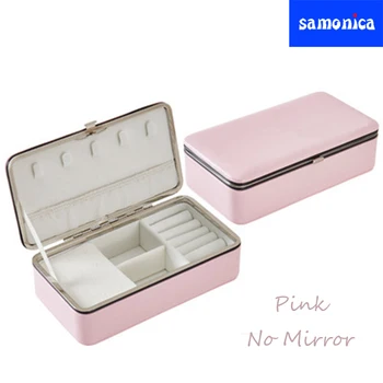 Portable Pink PU Jewelry Box Earrings Ring Necklace Watch Jewelry Organizer Jewelry Storage Display Box 
Portable Pink PU Jewelry Box Earrings Ring Necklace Watch Jewelry Organizer Jewelry Storage Display Box