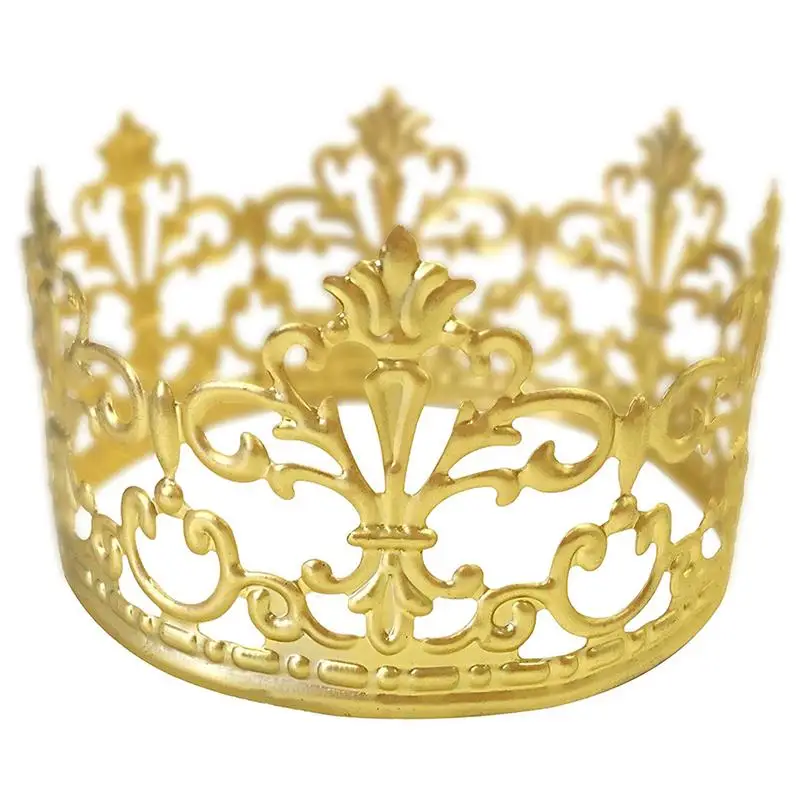 Elegant Gold Decorative Delicate Tiara Crown Cake Decoration Crown for Wedding Party Birthday Bridal Shower
Elegant Gold Decorative Delicate Tiara Crown Cake Decoration Crown for Wedding Party Birthday Bridal Shower