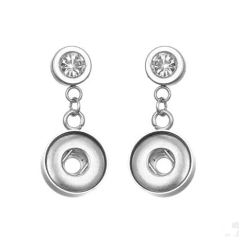 High Quality 316L Stainless Steel Rhinestone Snap Earrings Fashion Pair Fit 12mm Snap Buttons DIY Jewelry 10Pairs
High Quality 316L Stainless Steel Rhinestone Snap Earrings Fashion Pair Fit 12mm Snap Buttons DIY Jewelry 10Pairs
