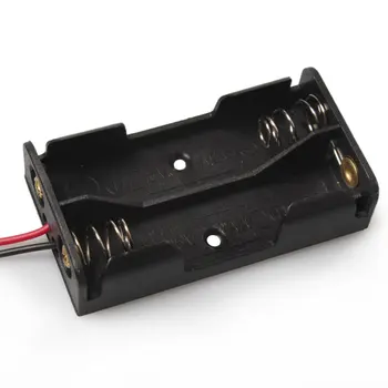 20PCS 2 x 1.5V AA Spring Clip Battery Holder Case Box Black With Wire Leads For Soldering Connecting
20PCS 2 x 1.5V AA Spring Clip Battery Holder Case Box Black With Wire Leads For Soldering Connecting
