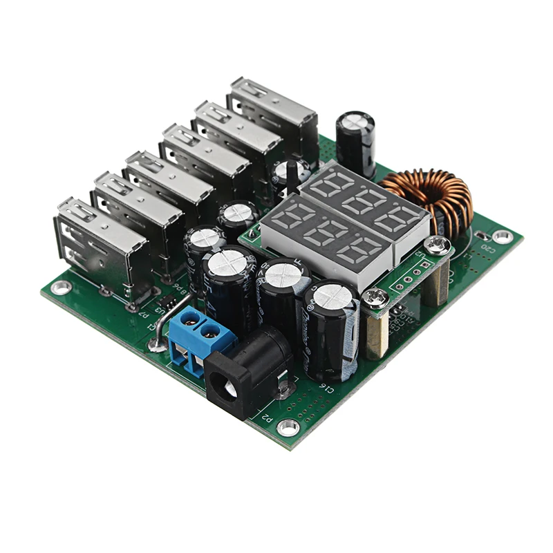 10-30V to 5V 8A DC-DC 6 USB Power Converter High Power Car Power Regulator Module
10-30V to 5V 8A DC-DC 6 USB Power Converter High Power Car Power Regulator Module