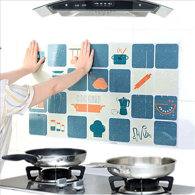 Kitchen Oil Proof Waterproof Sticker Self-adhensive Heat Resistant Kitchen Backsplash Tile Sticker DIY Anti-Oil Wall Sticker
Kitchen Oil Proof Waterproof Sticker Self-adhensive Heat Resistant Kitchen Backsplash Tile Sticker DIY Anti-Oil Wall Sticker