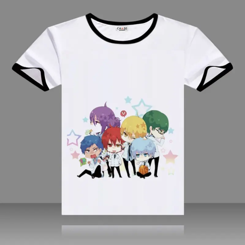 2017 T-shirts Kuroko no Basket Cosplay Black O-Neck Short Sleeve Costumes Kuroko Tetsuya Print Tops Casual Summer Tees
2017 T-shirts Kuroko no Basket Cosplay Black O-Neck Short Sleeve Costumes Kuroko Tetsuya Print Tops Casual Summer Tees