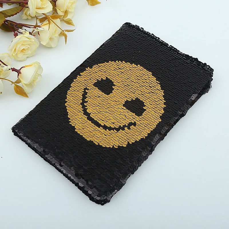 Smiley Face Sequins Diary Notebook for Student Glitter Notepad School Office Writing Stationery DIY Notebooks A5 Birthday Gift
Smiley Face Sequins Diary Notebook for Student Glitter Notepad School Office Writing Stationery DIY Notebooks A5 Birthday Gift