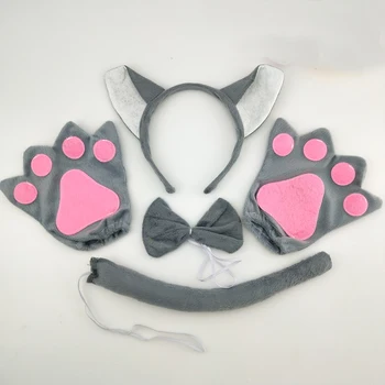 Animal Costume Cosplay Wolf Party Props Carnival Birthday Gift Headband Tail Tie Halloween Costume for Kids Women
Animal Costume Cosplay Wolf Party Props Carnival Birthday Gift Headband Tail Tie Halloween Costume for Kids Women