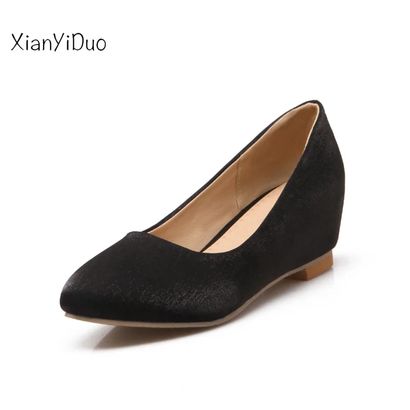 Xianyiduo Spring/Aut Women's Shoes Med heels plus size34-50 ladies Walking Flats Increased Internal red Wedding Boat Shoe/216
Xianyiduo Spring/Aut Women's Shoes Med heels plus size34-50 ladies Walking Flats Increased Internal red Wedding Boat Shoe/216