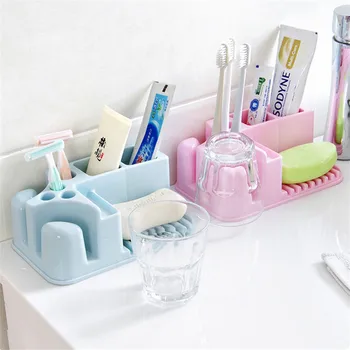 Bathroom Storage Plastic Rectangular Cups Storage Rack Cosmetic Toothpaste Toothbrush Holder Soap Box Bathroom Storage
Bathroom Storage Plastic Rectangular Cups Storage Rack Cosmetic Toothpaste Toothbrush Holder Soap Box Bathroom Storage