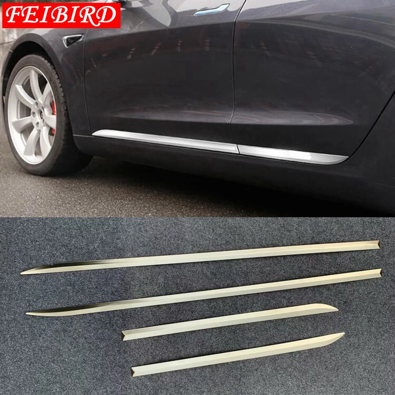 Side Door Line Garnish Body Trim Accent Molding Cover Bezel Styling Protector Trim ABS Fit For Tesla Model 3 2018 2019
Side Door Line Garnish Body Trim Accent Molding Cover Bezel Styling Protector Trim ABS Fit For Tesla Model 3 2018 2019