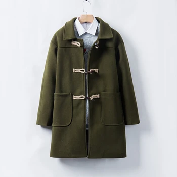 Autumn and winter men's Korean fashion horn buckle woolen coat men's long windbreaker jacket
Autumn and winter men's Korean fashion horn buckle woolen coat men's long windbreaker jacket