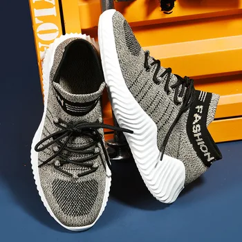 2019 New Design High Quality Causal Men Sneakers Flyknit Breathable Men Shoes Fashion Non-slip Toothed Sole Male Shoes Size 46
2019 New Design High Quality Causal Men Sneakers Flyknit Breathable Men Shoes Fashion Non-slip Toothed Sole Male Shoes Size 46