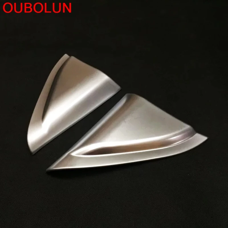 OUBOLUN Авто седан Стайлинг ABS Хром передний столб колонна интерьер треугольник
