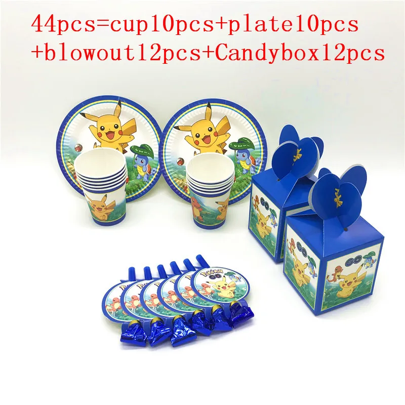 Pokemon go theme design 44Pcs/lot children's birthday party Pikachu cup board candy box well spray dragon family party supplies
Pokemon go theme design 44Pcs/lot children's birthday party Pikachu cup board candy box well spray dragon family party supplies